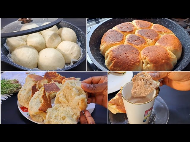 My Grandma bakes these Secret Bread in 10minutes with a frying pan😱