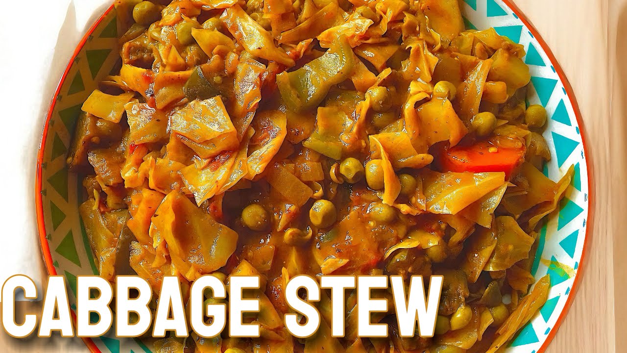 Improve MOOD and DIGESTION with this healthy cabbage stew,Healthy eating. background