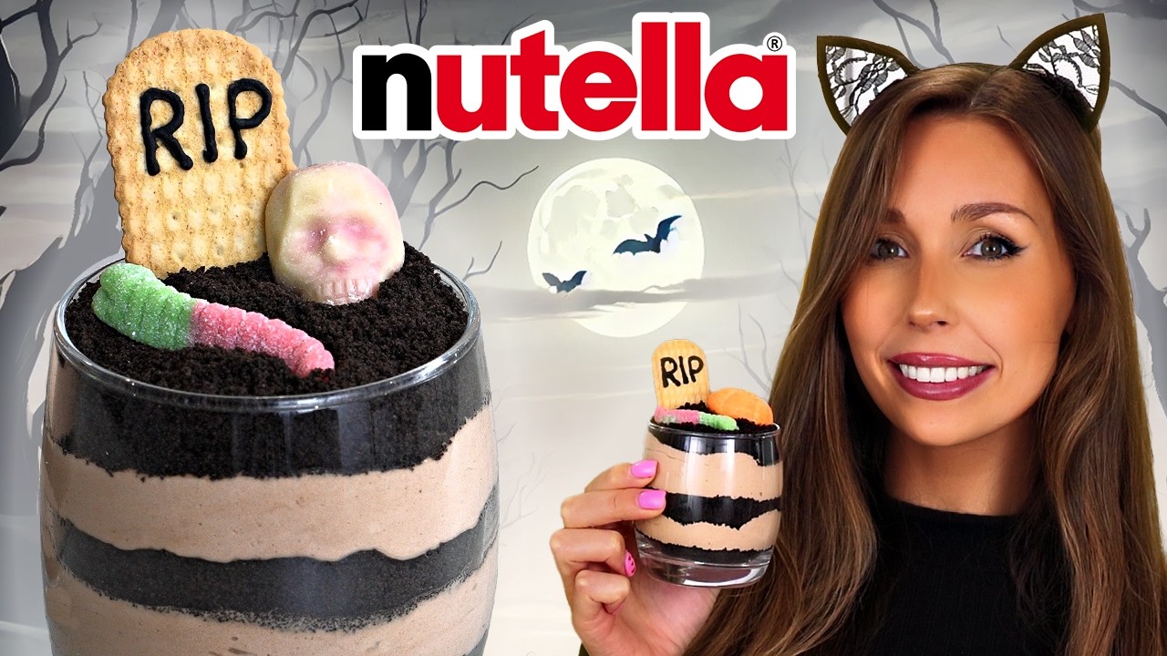 How to Make a Spooky Oreo Pudding | Last Minute Halloween Dessert Idea background