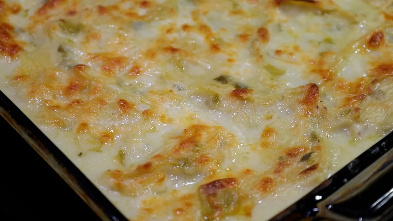 White Chicken Enchiladas are better this way. Creamy Enchilada Recipe. background
