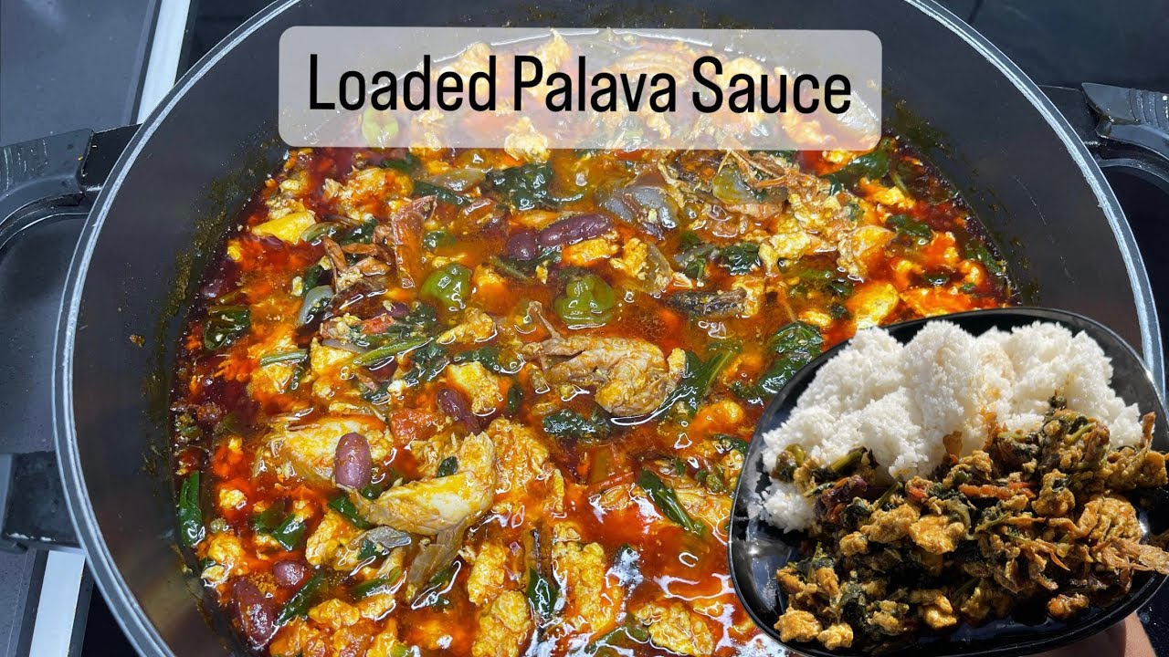 Ghanaian Palava Sauce | Egg & Spinach Stew | Recipe | 🇬🇭 Sunday Dinner | Lovystouch