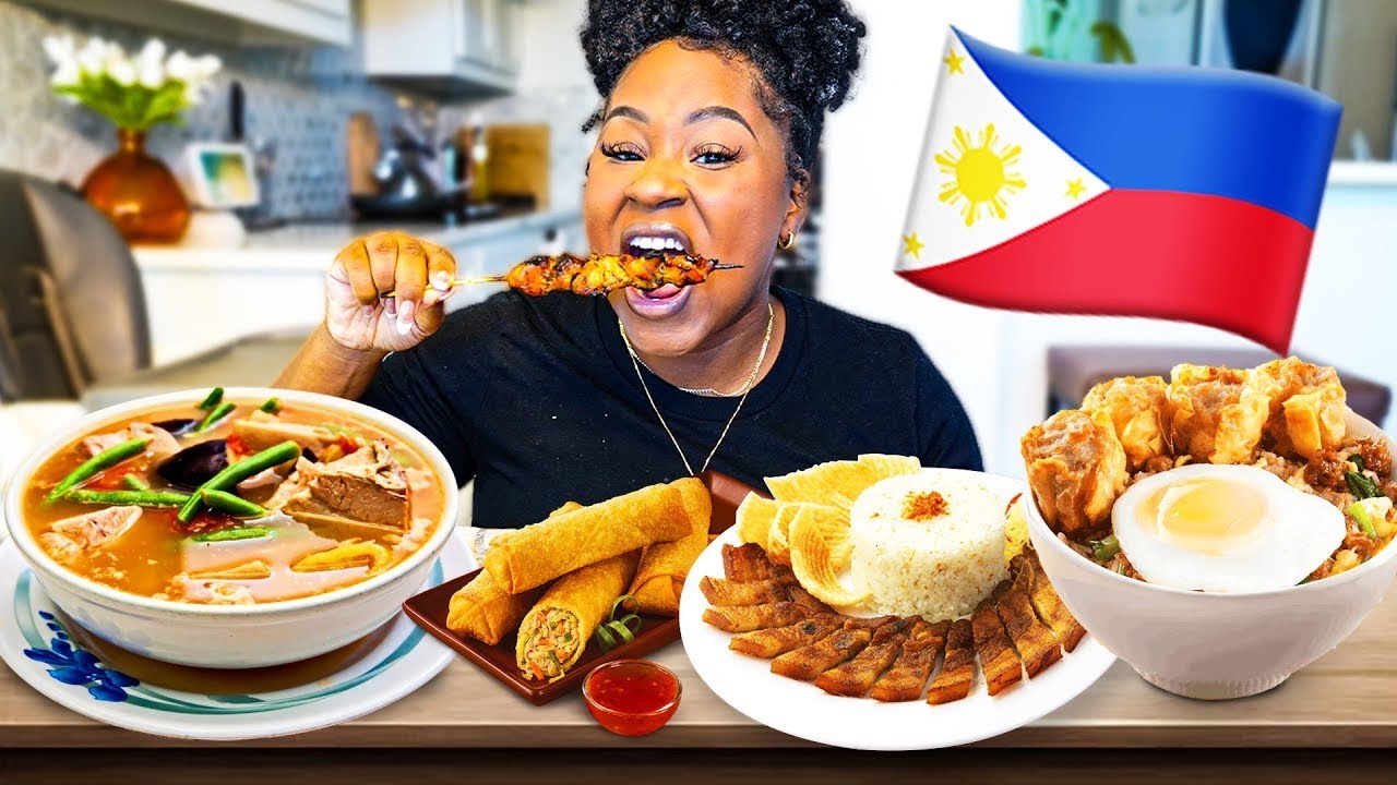 Trying FILIPINO FOOD for the FIRST TIME!