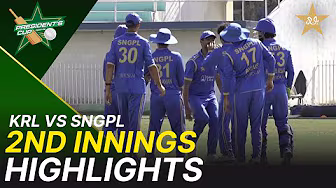 2nd Innings Highlights | KRL vs SNGPL - President's Cup Grade I 2025-26 | PCB | M2V1K