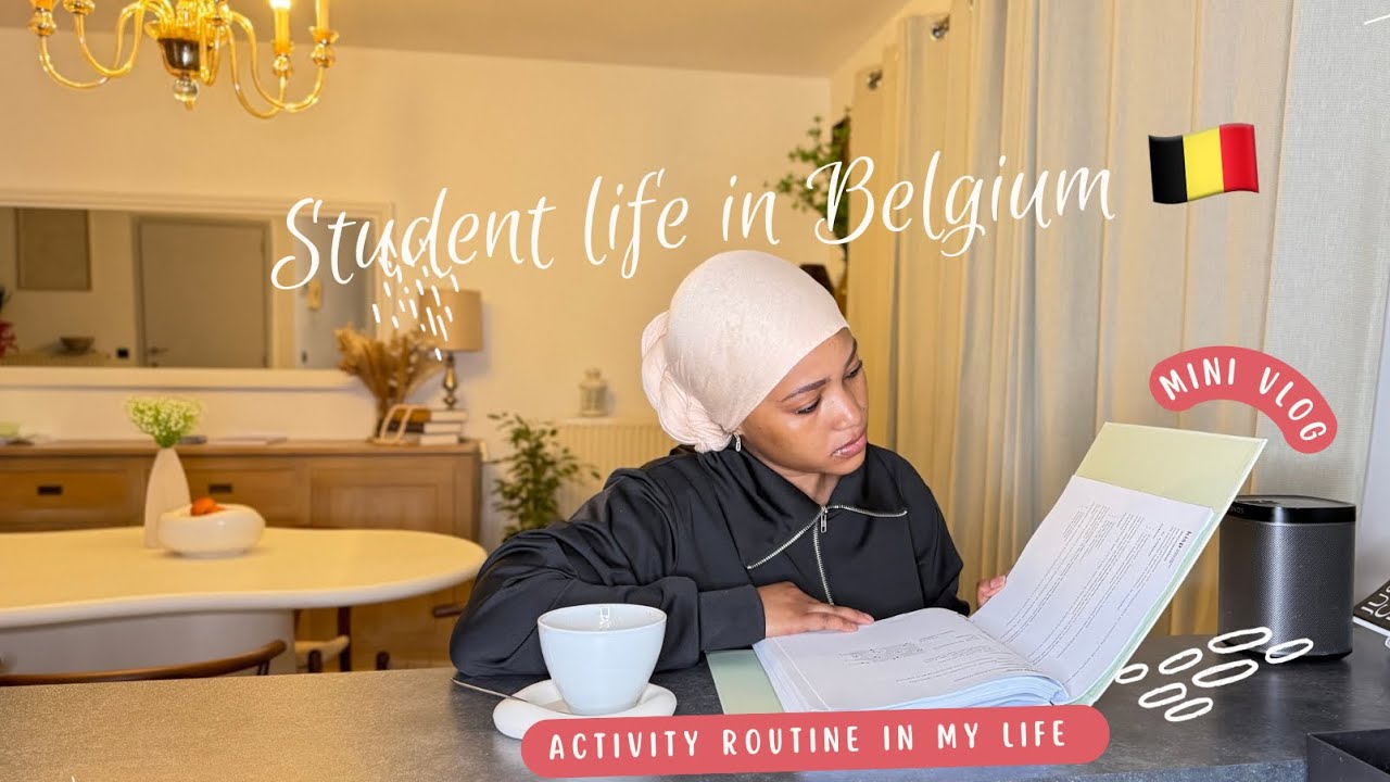 Daily Vlog //Ratiba ya wiki nzima as A  Pharmacy Student in Belgium.