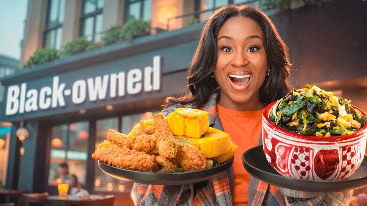 Only Eating at BLACK OWNED restaurants for a full day!