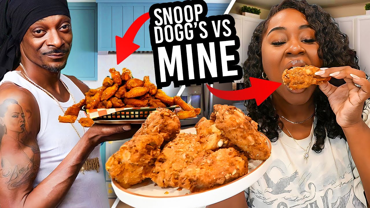 I Made SNOOP DOGG'S Chicken Wing SECRET RECIPE! background