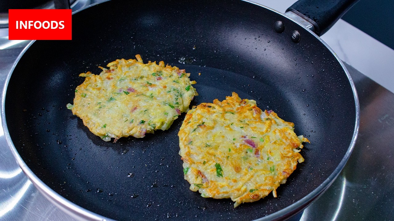 Potato Pancakes Recipe | How to Make Potato Pancakes | Infoods