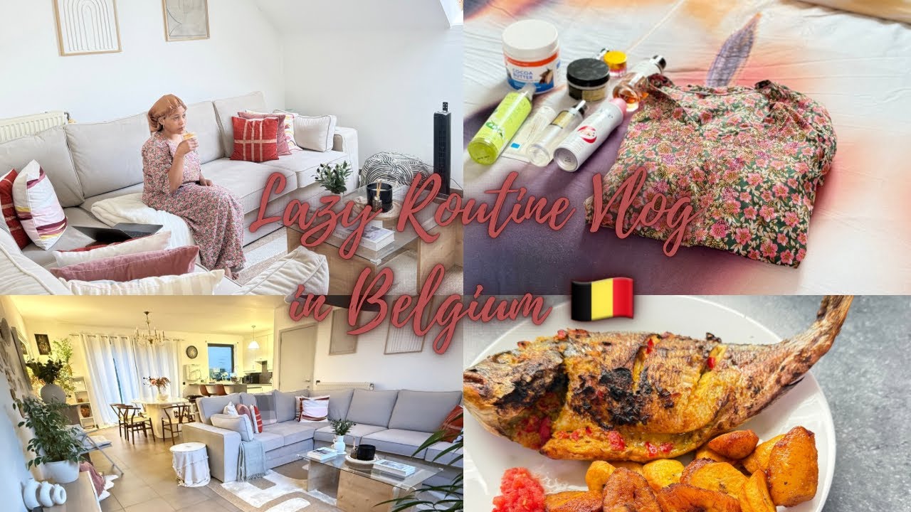Spend a solo day with me | A lazy routine vlog,home alone ,cleaning +gardening //Belgium life #vlog
