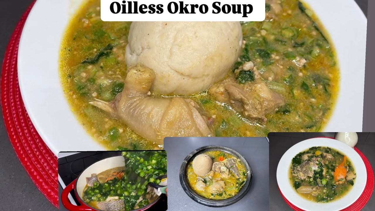 🇬🇭Oilless Okro Soups Recipe | 3 Easy Ways | Fetri Desti | Lovystouch