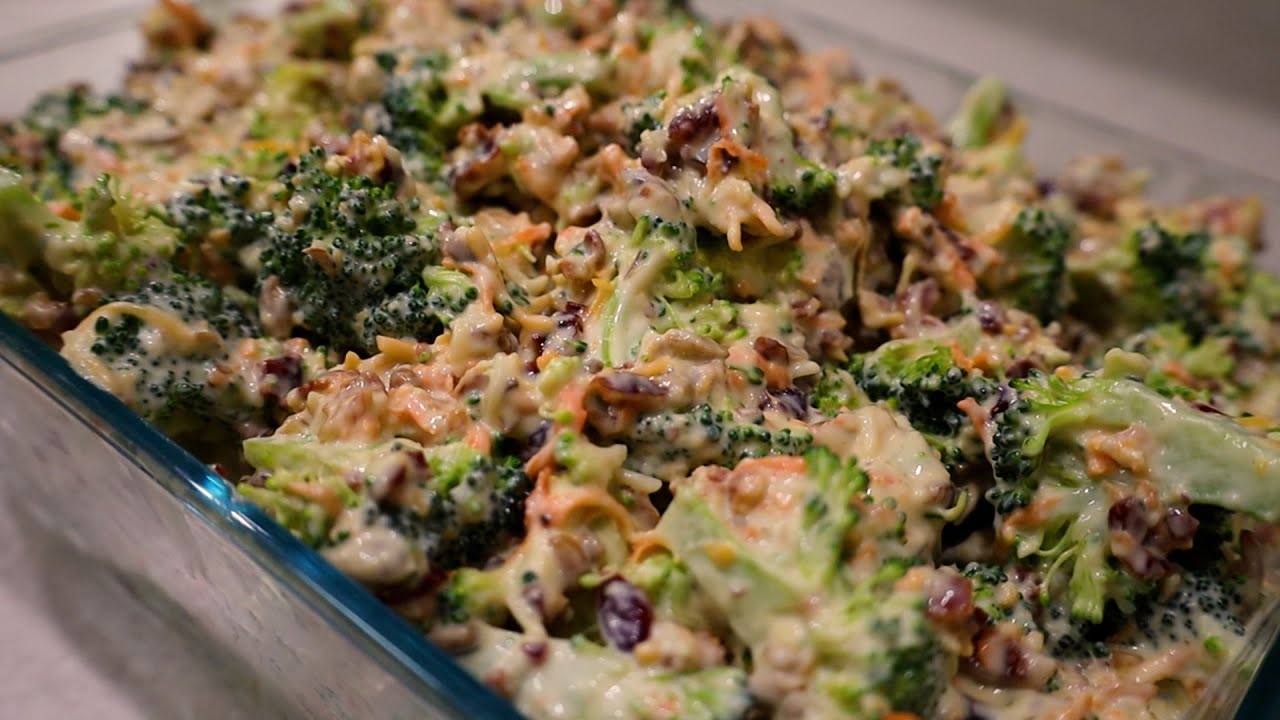 Broccoli Salad & Delicious Creamy Dressing