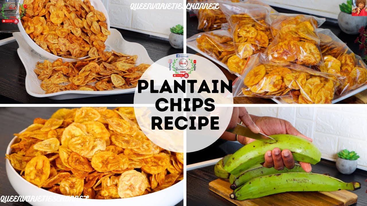 Commercial plantain chips at home for business / How to make commercial plantain chips!