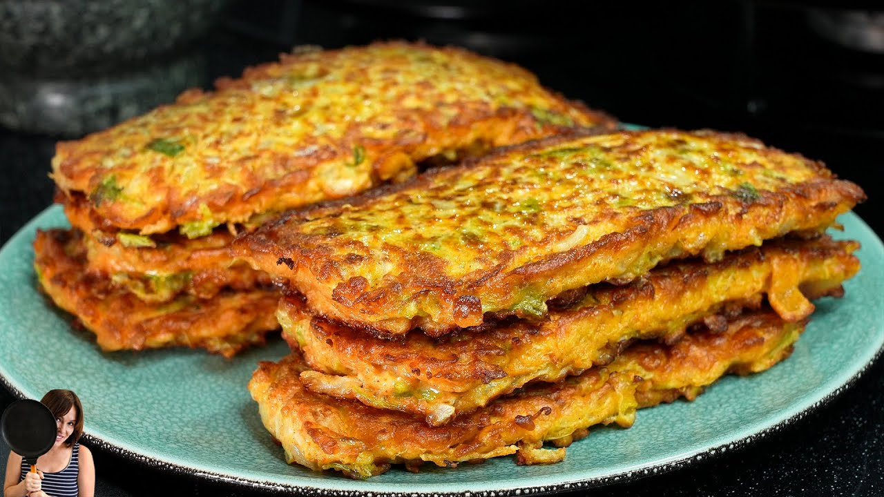 Why your kids will love CABBAGE PANCAKES? Watch this video recipe and find out😉