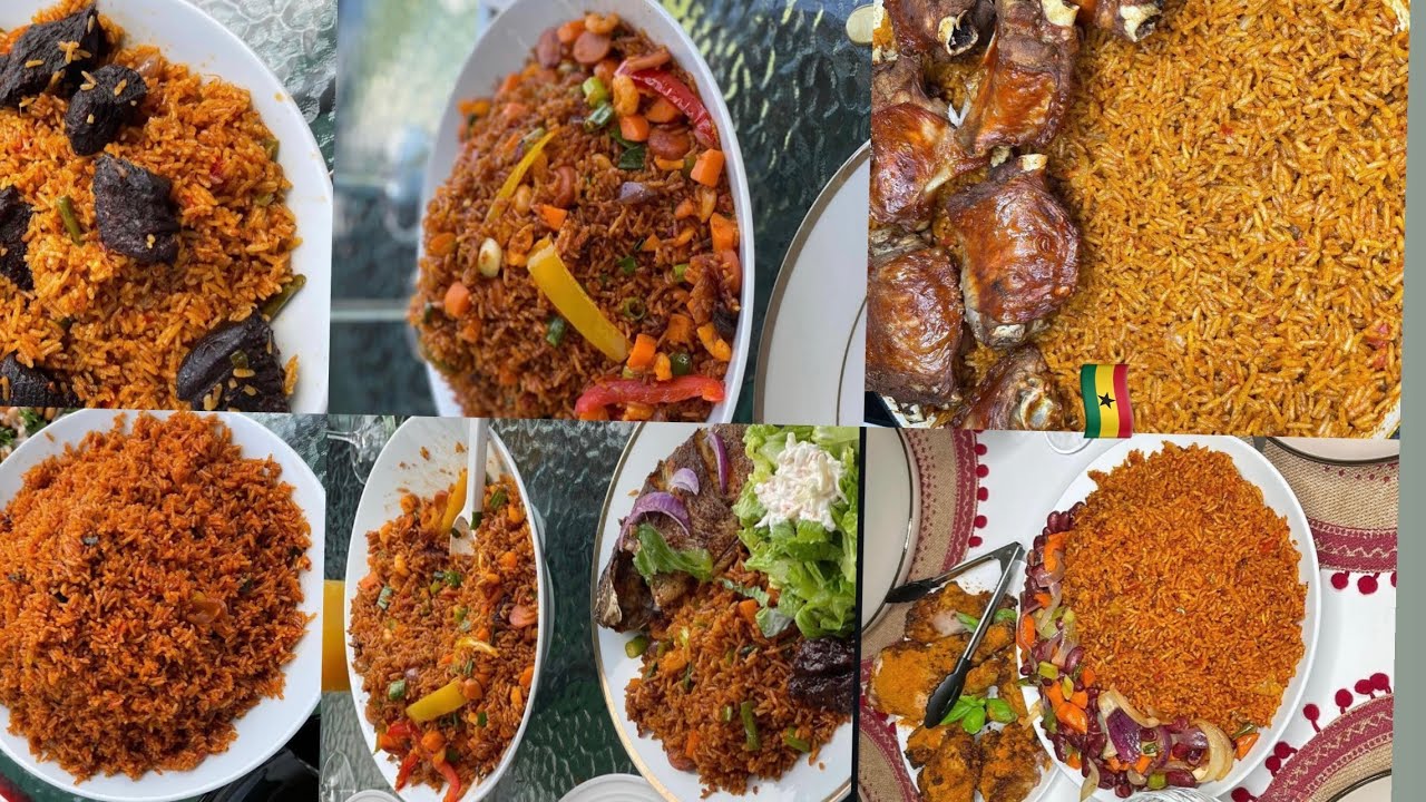 This how To make Ghana Jollof In 6 Different Ways | world Jollof Day | Lovystouch Jollof Rice