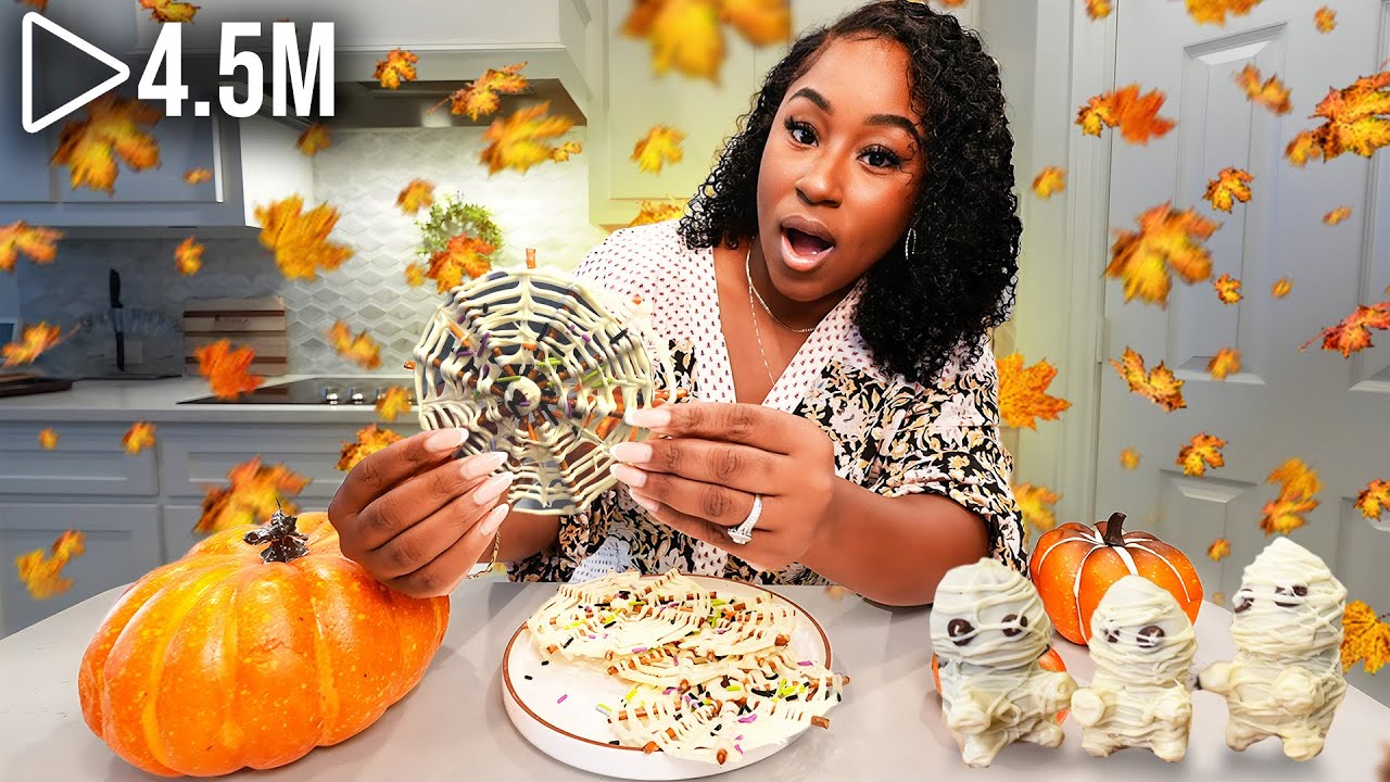 Trying VIRAL Halloween Tiktok Recipes! Kid Friendly!
