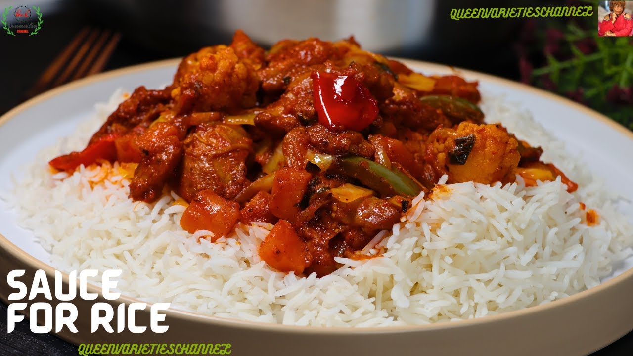 How to cook Chicken sauce for white rice / vegetable chicken sauce for rice