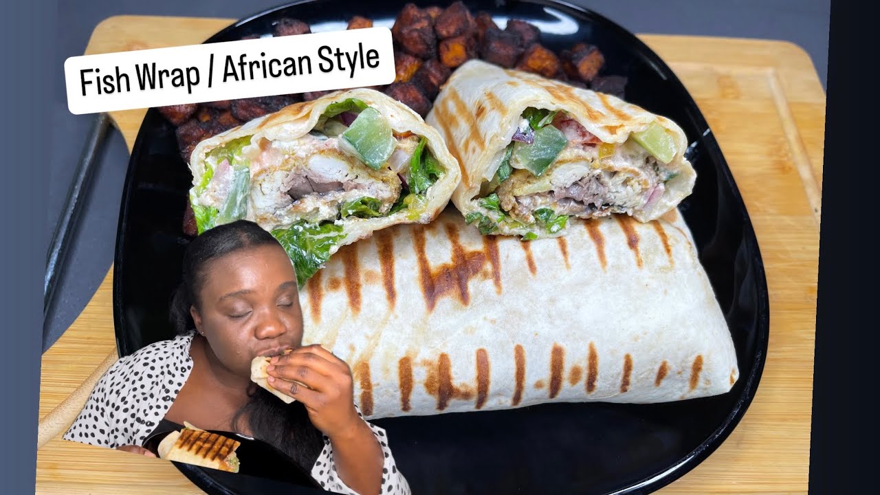 African Style Fish Wrap | Easy Recipe | Lovystouch