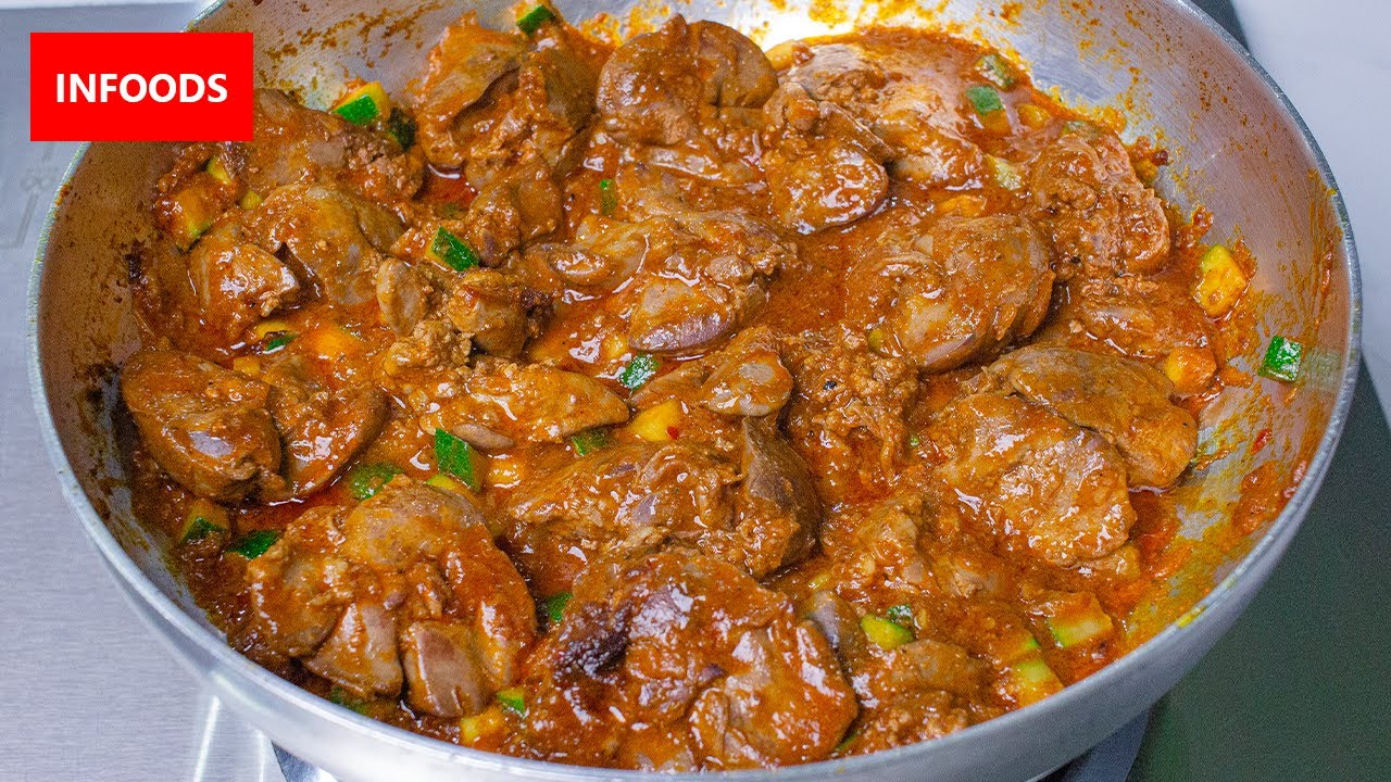Chicken Liver Recipe | How to Cook Chicken Livers | Infoods