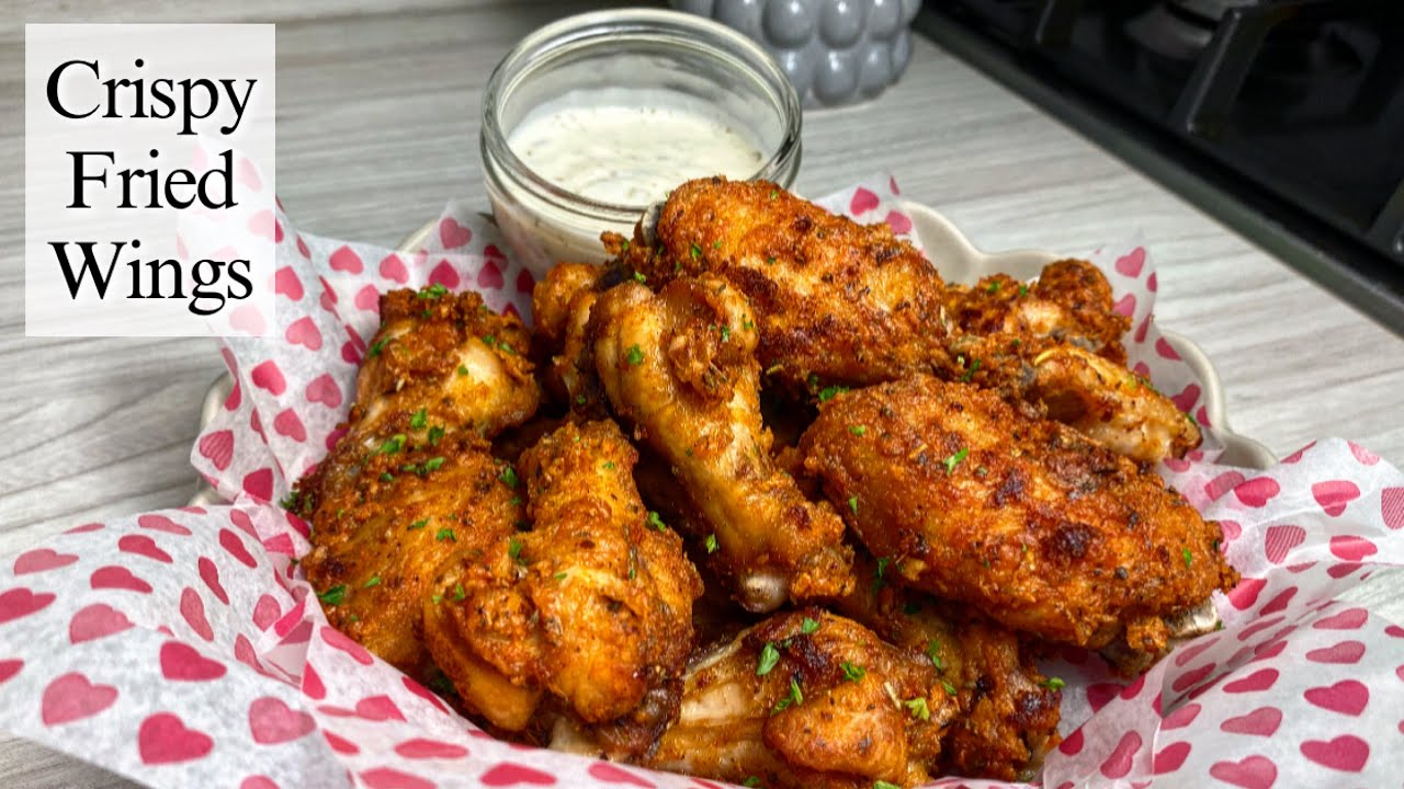 Crispy Chicken Wings! Juicy fall off the bone tender chicken background