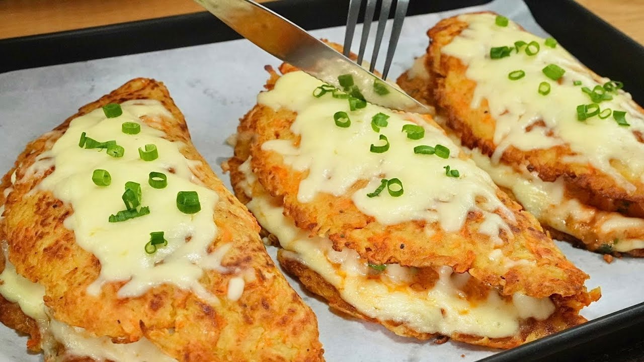 Potato Cheese Quesadilla Pancakes | Crispy, Juicy, Delicious Street Food