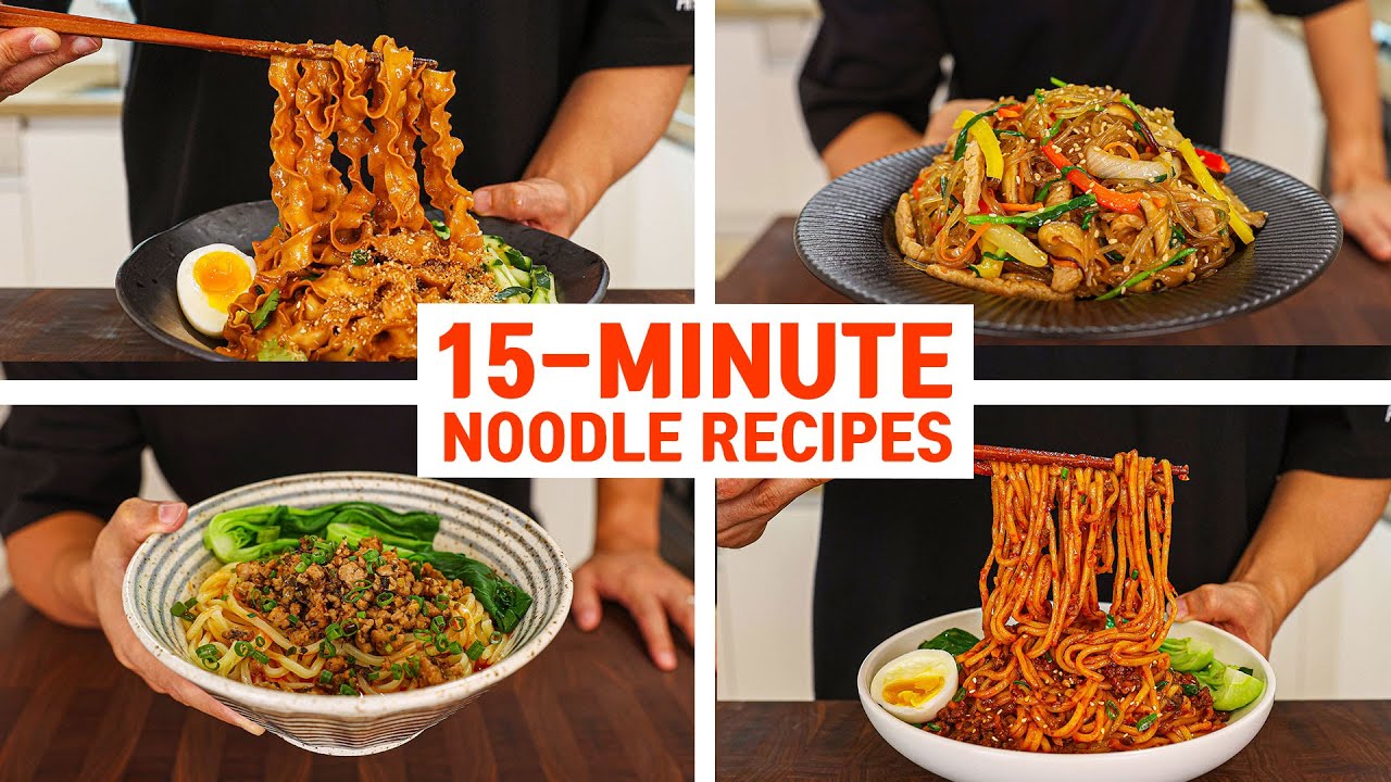 15 Minute Life Changing Noodle Recipes For Your Busy WEEKNIGHT background