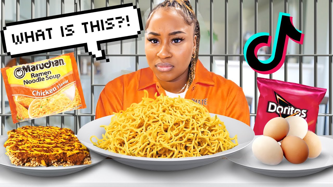 Trying PRISON FOOD HACKS from Tiktok