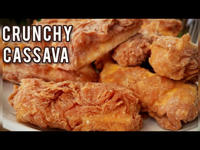 You will enjoy this crispy Cassava, East African street food.