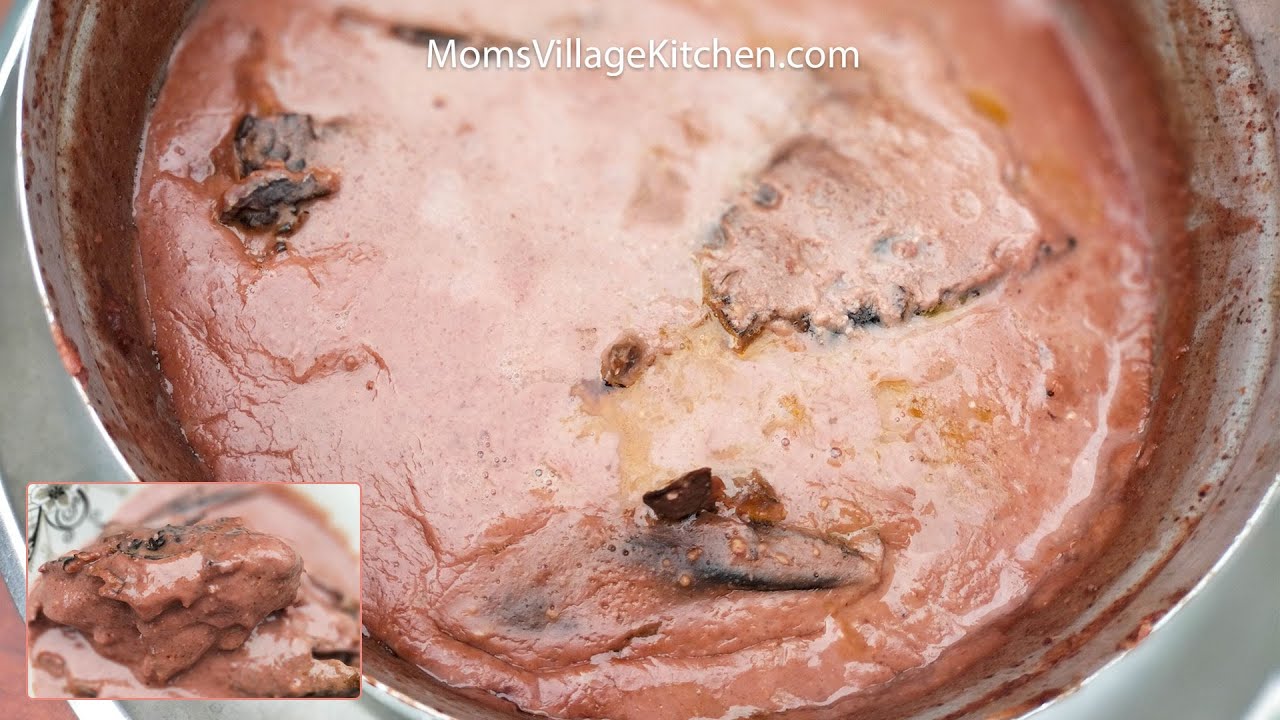 How To Cook Ground Nuts - Peanuts with Smoked Fish in box - Ugandan African Food - Mom's Village background