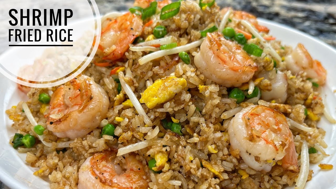 Shrimp Fried Rice | Easy And Quick Fried Rice Recipe background