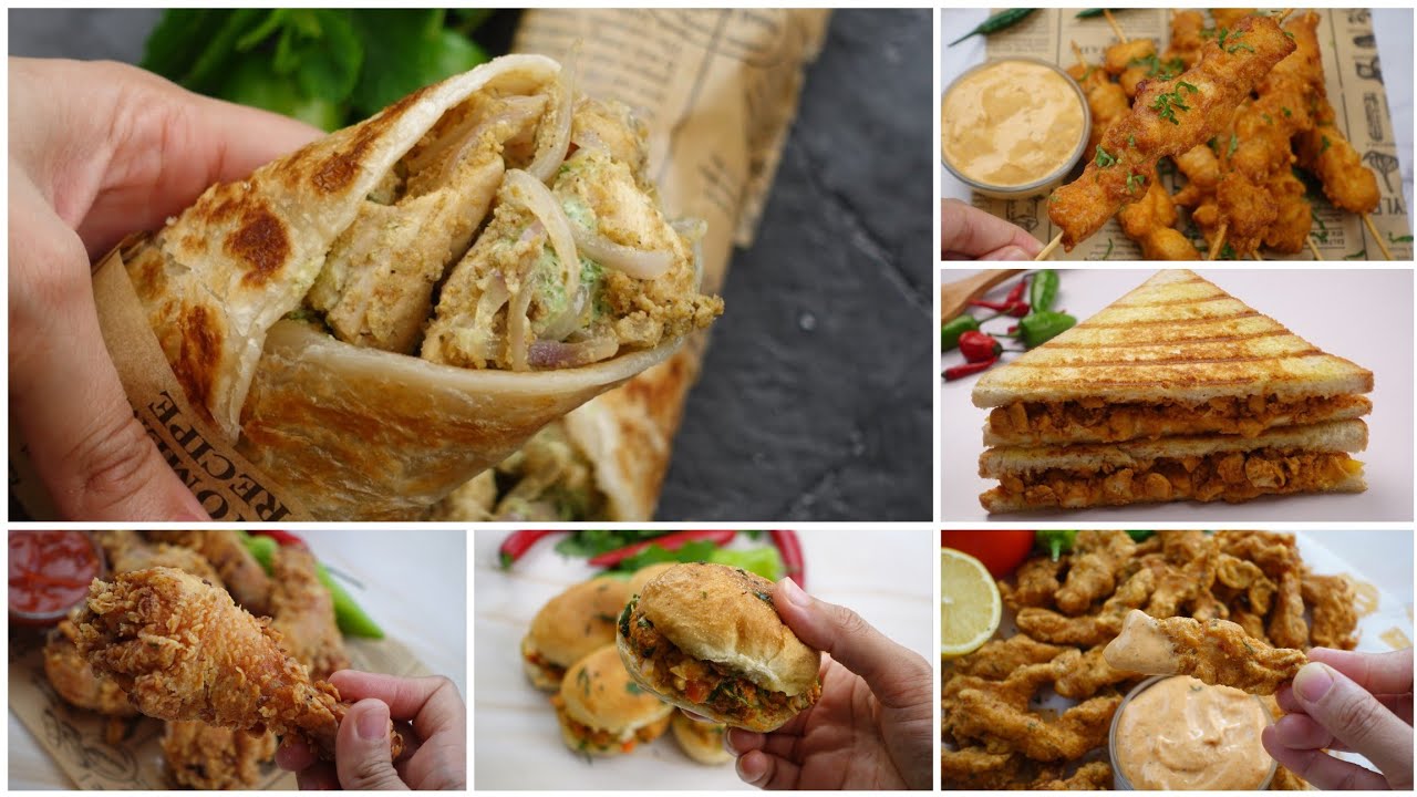 6 Best Chicken Snacks Recipes For Kids(Ramadan Special)By Recipes Of The World backdrop