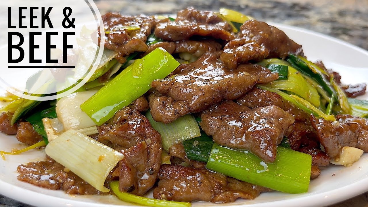 Beef & Leek Stir Fry | Tender, Juicy And Delicious Beef Stir Fry Recipe background