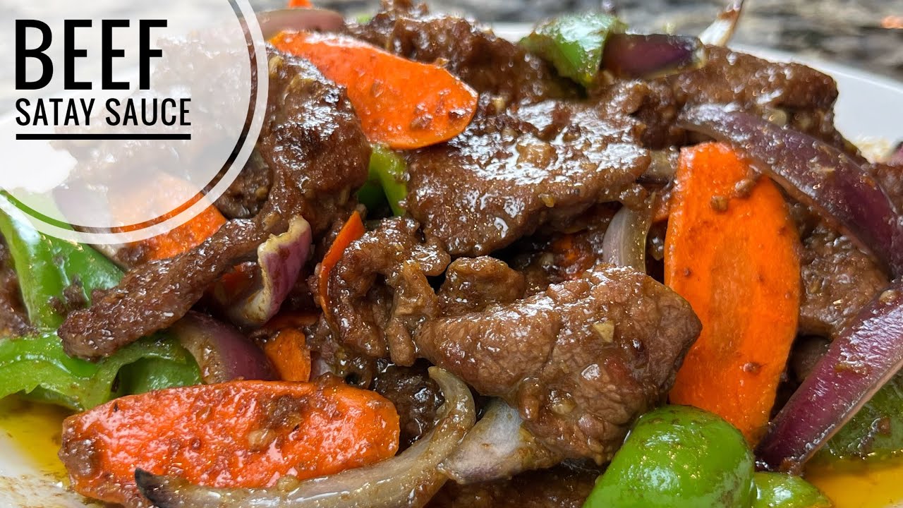 Beef Stir Fry With Satay Sauce | Juicy and Tender Beef And Vegetable Stir Fry background