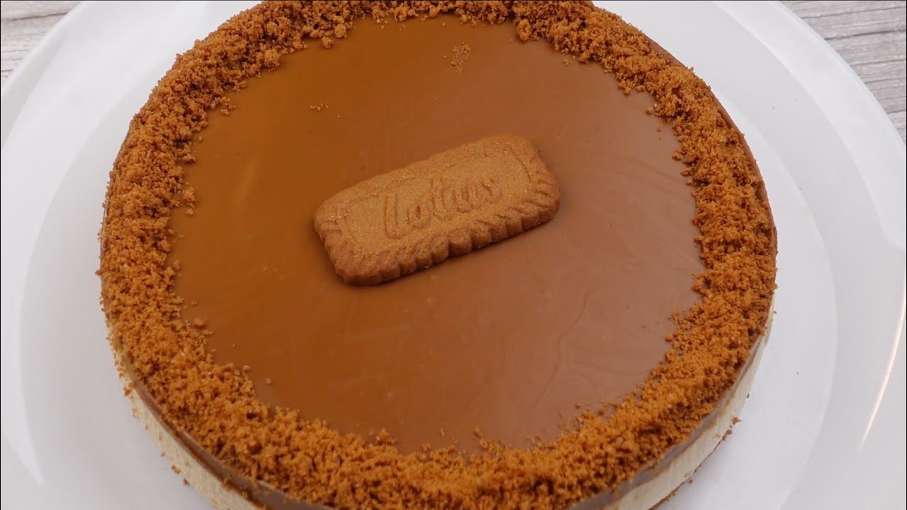 Lotus Cream Cheesecake,No Bake Cheesecake Recipe By Recipes of the World