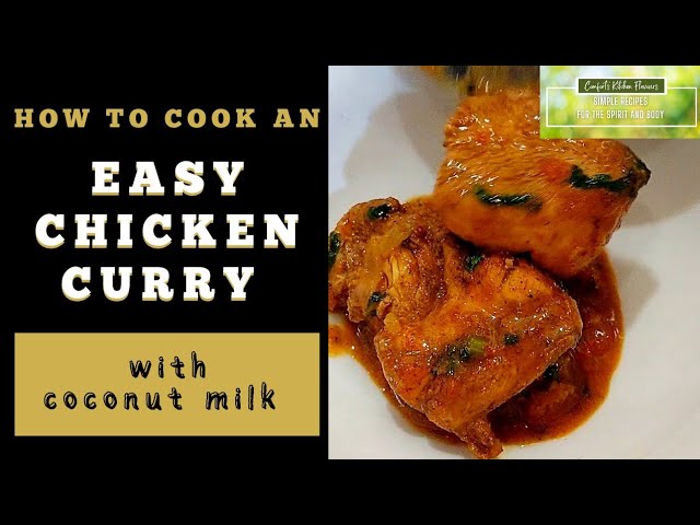 Chicken Curry with Coconut Milk backdrop