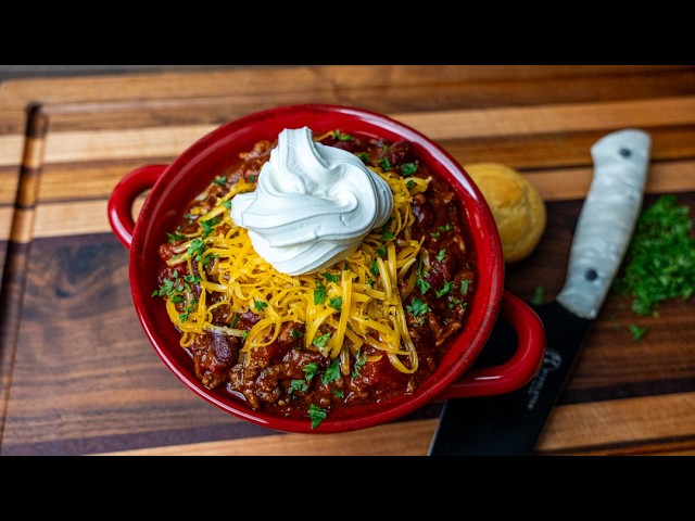 AB’s Chili | Hearty Homemade Beef & Bean Chili Recipe backdrop
