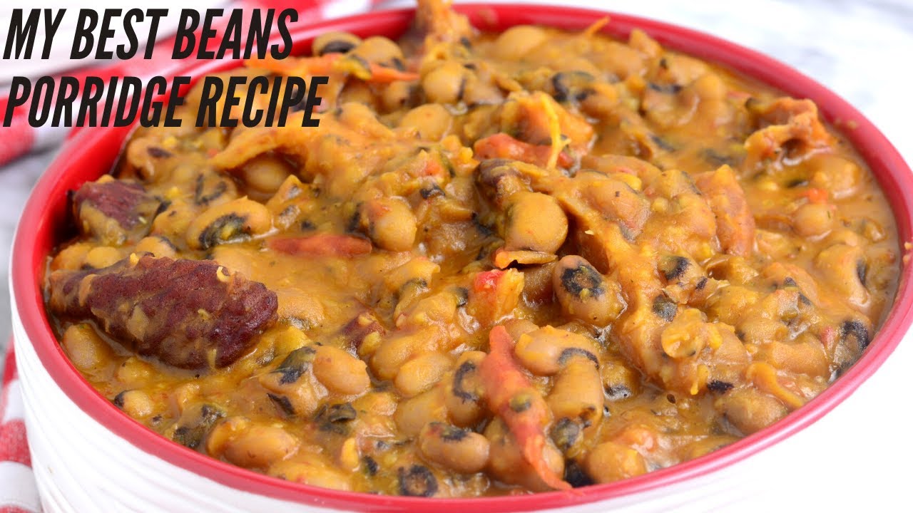 Addictive Nigerian Stewed Beans - Ewa Riro background