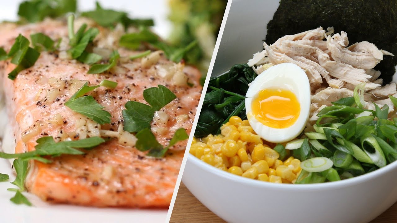6 Easy Recipes for Busy Weeknights! background