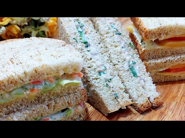 3 VERY EASY Sandwiches Anyone Can Make | Mayo Based Sandwich Recipes background