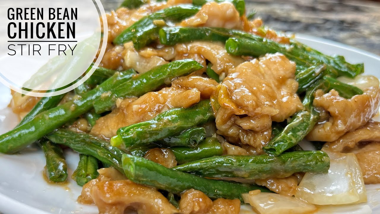 Green Bean And Chicken Stir Fry | Easy Vegetable And Chicken Breast Recipe | String Bean And Chicken
