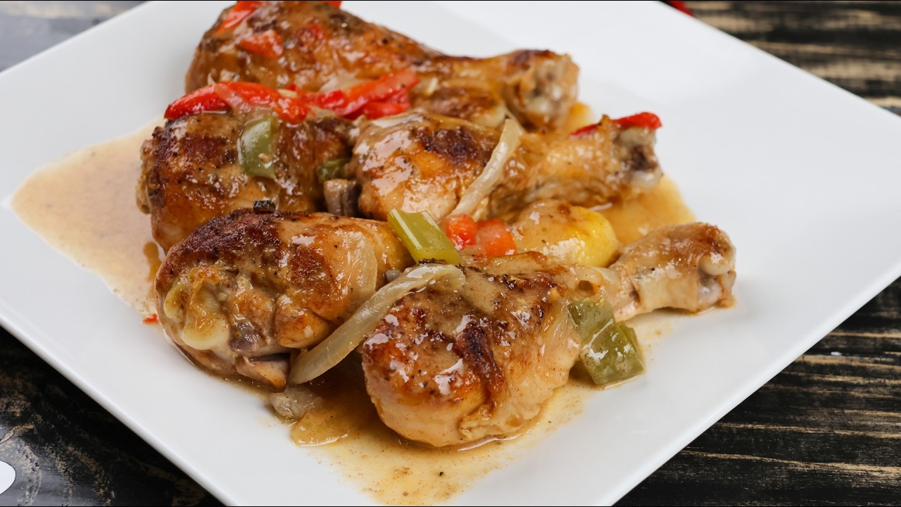 Stewed Chicken Legs: Comfort Food at Its Finest backdrop