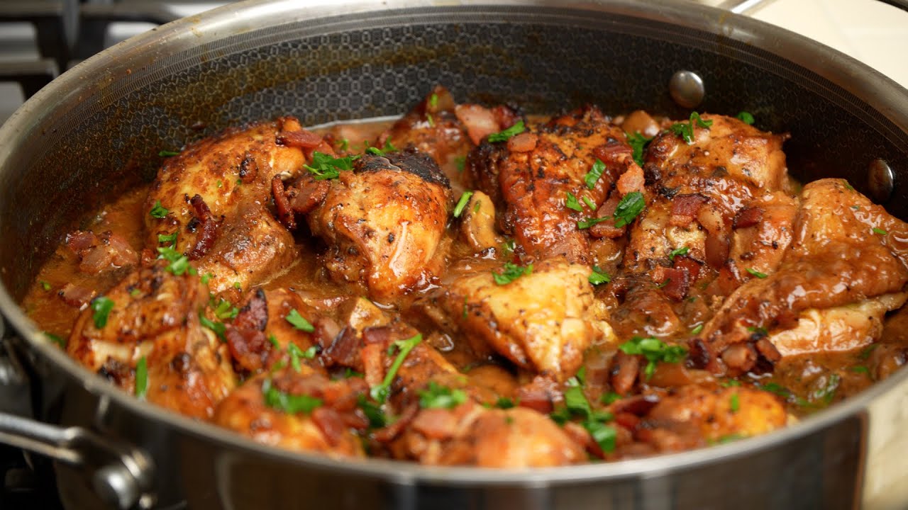 How I made this Southern classic Smothered Chicken Gravy with Mushrooms taste just so Good!! background