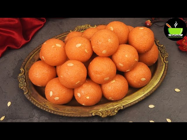 Ladoo in 15 mins | Quick & Easy Diwali Recipe| Easy Diwali Sweets Recipe | Mithai | Wheat Rava Ladoo backdrop