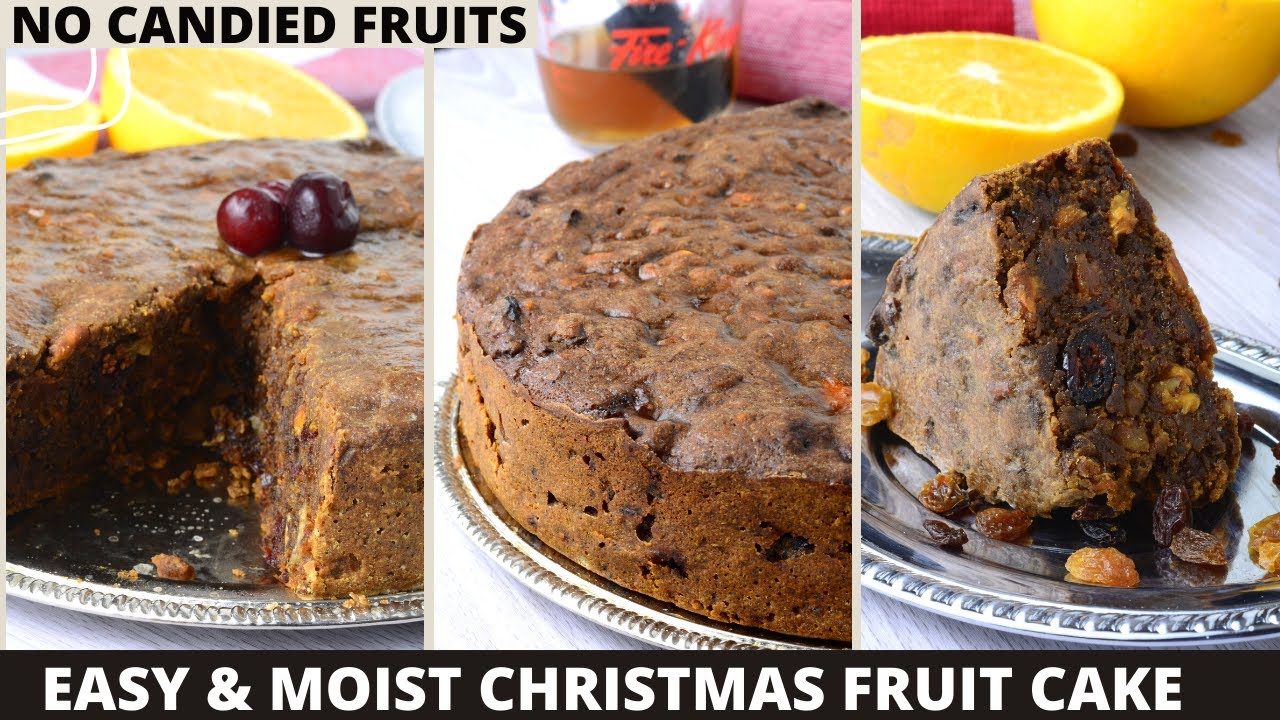 Easy & Moist Christmas Cake background
