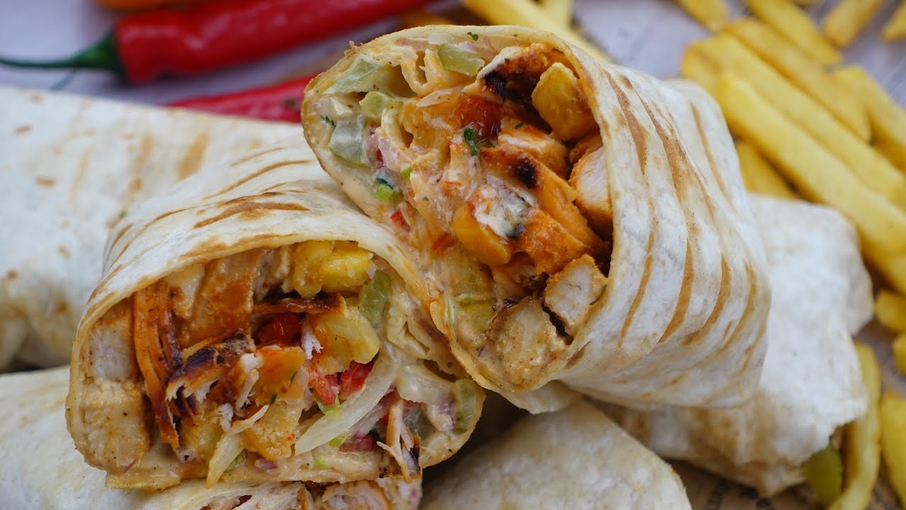 Chicken Shawarma Arabic Style By Recipes Of The World background