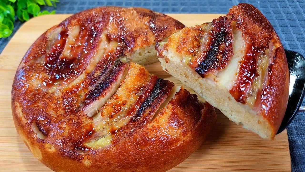 No Oven? No Problem! Moist Banana Cake Just 1 Egg & 2 Bananas! | Super Easy ๐ฎ๐ | 2 Recipes