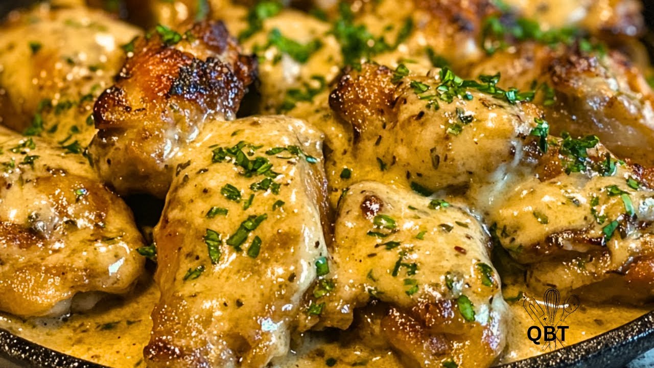 Creamy Garlic Parmesan Chicken Wings Recipe | Quick 30-Minute Meals background