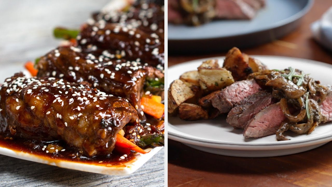 Steak Recipes For A Month! background