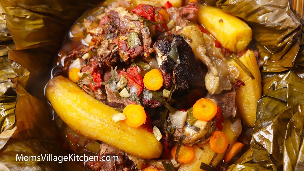 How To Cook Beef Matooke Luwombo - Ugandan African Food - Mom's Village Kitchen