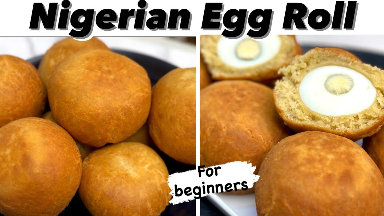 How to make Nigerian Egg Roll for Beginners | step by step background