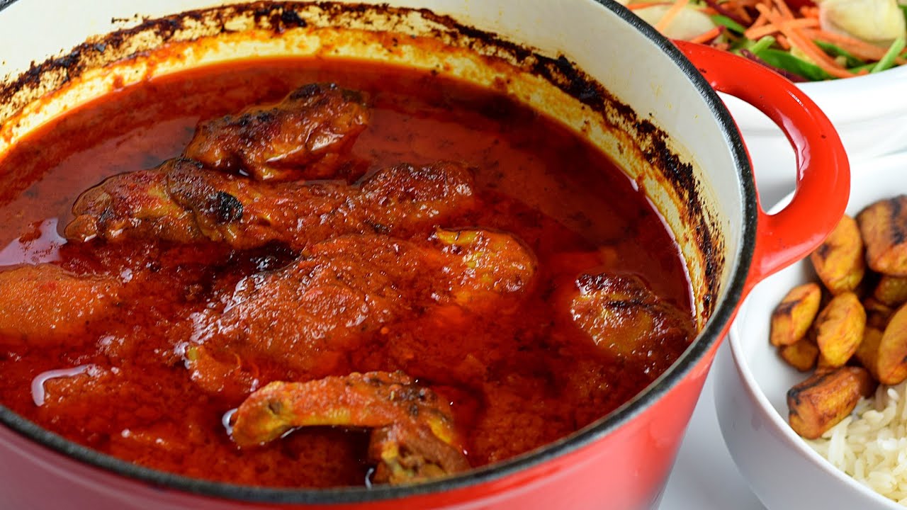 PERFECT NIGERIAN CHICKEN STEW: OVEN ROASTED NIGERIAN STEW background