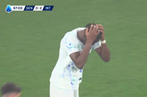 [Highlights] Inter Milan corner opportunity, Bisseck's header just over the bar